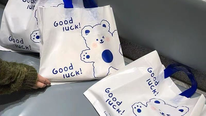 Aplicação em vários cenários de sacolas para presentes