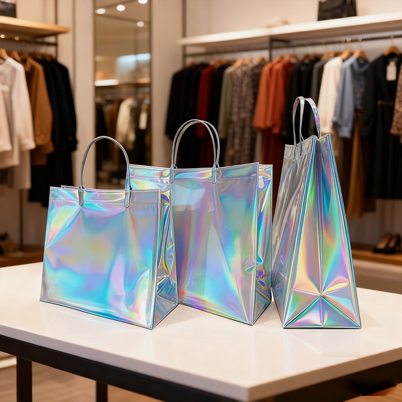 Em relação ao lançamento das novas sacolas laminadas a laser pela RGS PACKAGING?