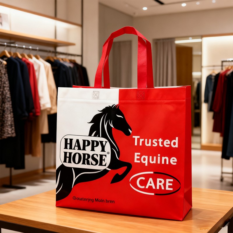 Sacola de presente não tecida laminada BOPP