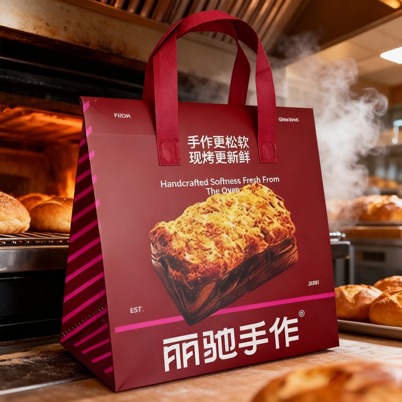 Sacola para viagem isolada em não tecido PP laminado BOPP