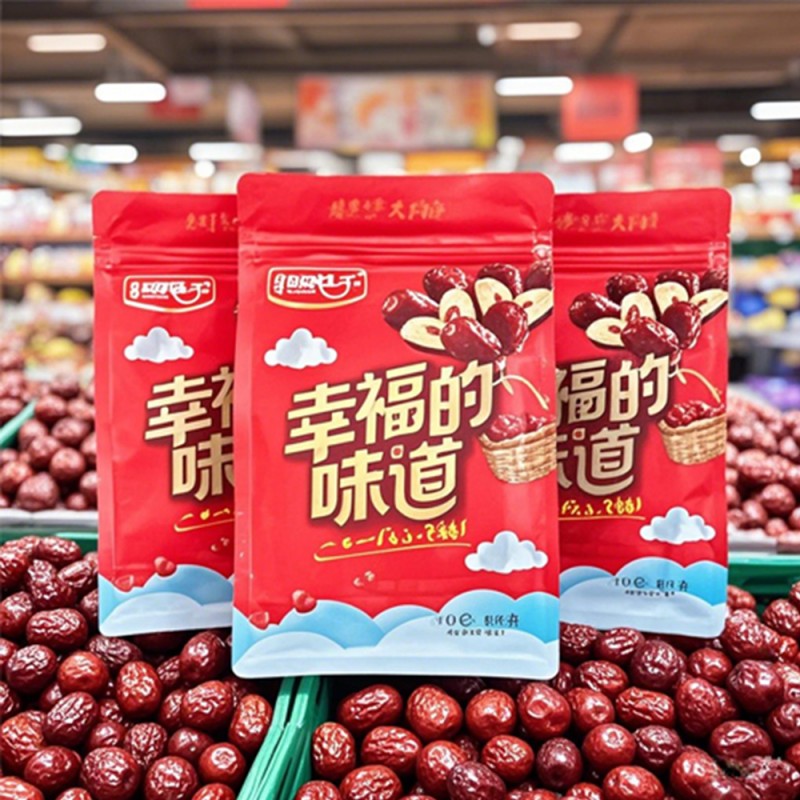 Saco com zíper selado com oito bordas