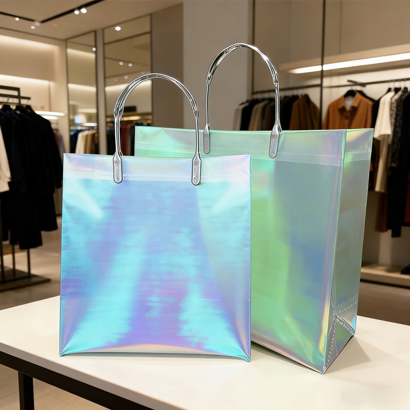 Sacola para presente laminada PET e PE