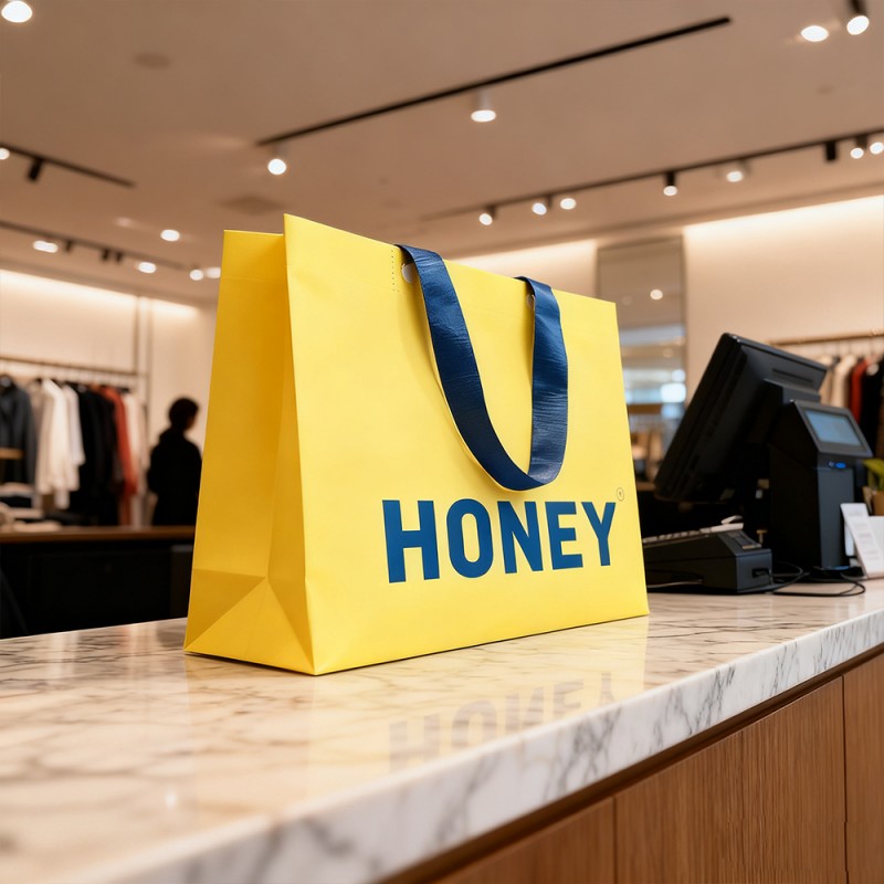 Bolsa de ombro de papel Kraft laminado PP